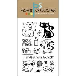 Paper Smooches 4 X6 Clear Stamps  9 Lives
