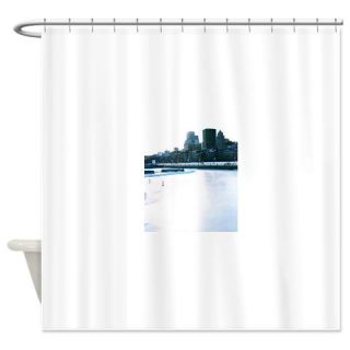  Montreal City In Winter Shower Curtain  Use code FREECART at Checkout