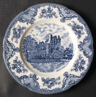 Johnson Brothers Old Britain Castles Blue (England 1883) Dinner Plate, Fine Chin