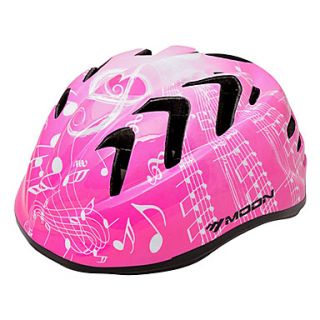 MOON Cycling Pink Note PVC/EPS Cartoon Riding Helmet For Children
