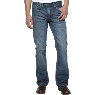 Levis 527 Slim Bootcut Jeans, Blue, Mens