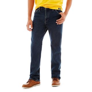 Dickies Regular Straight Fit 6 Pocket Jean, Khaki Tint, Mens