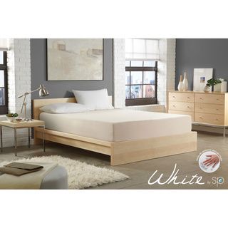 White By Sarah Peyton 10 inch Convection Cooled Plush Support Twin size Memory Foam Mattress