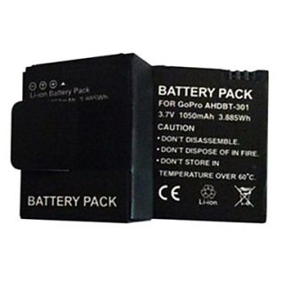 1050mAh Battery for Gopro Hero 3/3