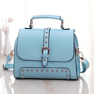 XIUQIU Womens Trendy Satchel Bag(Blue)