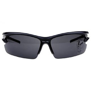 Helisun Mens Windproof Riding Sunglasses 3105 1 (Black)