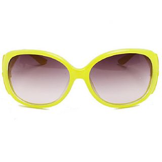 Helisun Womens Europe Vintage Gradient Color Sunglasses 9511 4 (Yellow)