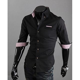 Midoo Short Sleeved Elegant Shirt(Black)