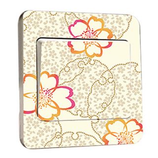 Floral Light Switch Stickers