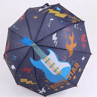 Childrens Guitar Featured Cartoon Uv Umbrella