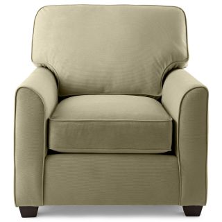 Possibilities Sharkfin Arm Chair, Taupe