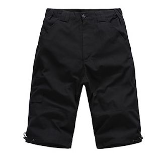 ARW Mens Bodycon Solid Color 100% Cotton Black Pants
