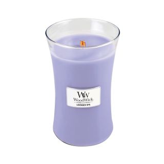 Woodwick Large Lavender Spa Candle, Purple