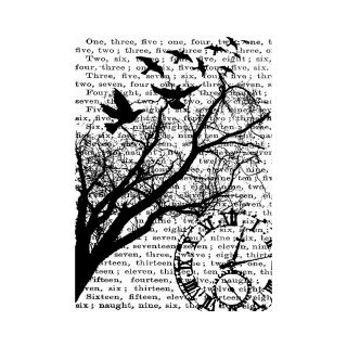 TIM HOLTZ Cling Rubber Stamp, Time