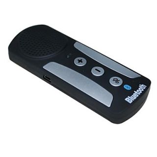 v2.1 Bluetooth Handsfree Speaker with USB Car Charger(Black)