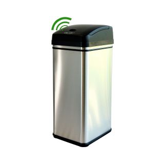 Itouchless 13 Gal. Deodorizing Touchless Trash Can