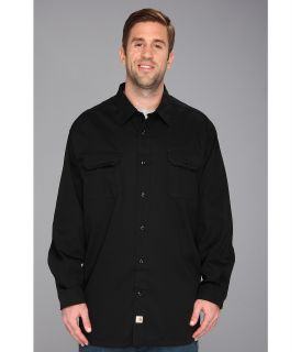 Carhartt Twill L/S Work Shirt Mens Long Sleeve Button Up (Black)