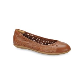 Softspots Carajean Cutout Flats, Tan, Womens