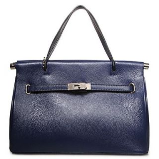 Womens New Model Ladies Handbags Genuine Grain Leather OL Style Linning Color on Random