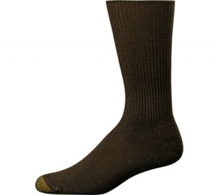 Mens Gold Toe Fluffies 520S (12 Pairs)   Brown Casual Socks