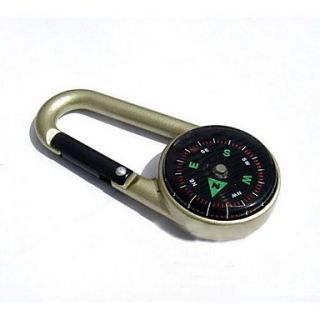 Outdoor Portable Zinc Alloy Compass   Champagne