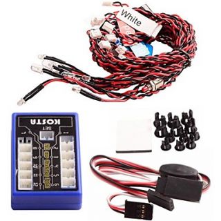 LE858 12 LED Flashing Light System for RC Car