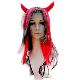 Cosplay Synthetic Ox Horn Wig