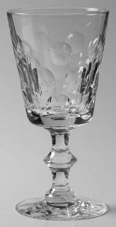 Hawkes Thousand Eyes Water Goblet   Stem #7334, Cut