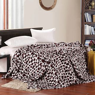 Full Leopard Points Flannel Blanket