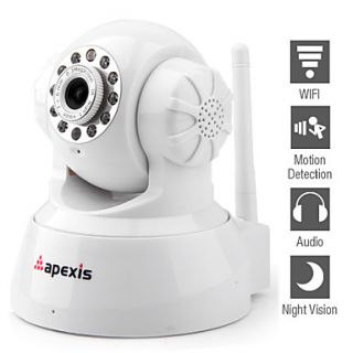 Apexis   Wireless IP Surveillance Camera with Email Alert (Motion Detection, Nightvision)
