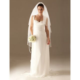 3 Layers Waltz Wedding Bridal Veil