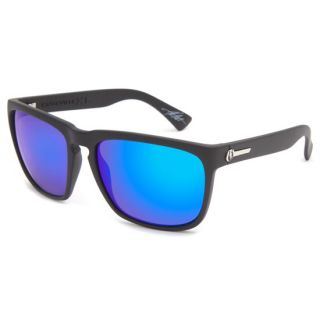 Knoxville Xl Sunglasses Matte Black/Melanin Grey Blue Chrome One Size F