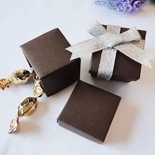 Chocolate Square Favor Box (Set of 24)