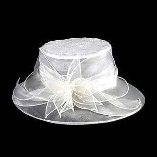 Gorgeous Organza With Sequin Wedding/ Honeymoon Hat