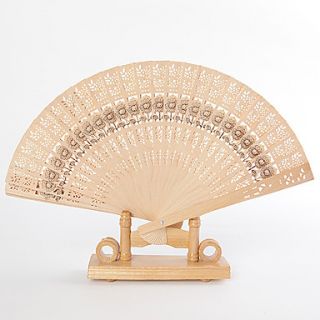 Sandalwood Fans with Sunflower Design (set of 6)