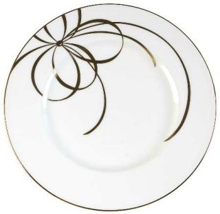Lenox China Belle Boulevard Gold Accent Luncheon Plate, Fine China Dinnerware  