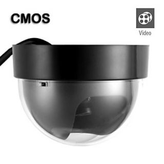 Wired Color CMOS Dome Camera with Adapter