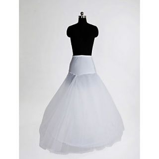 Nylon 2 Tier A Line Full Gown Floor length Slip Style/ Wedding Petticoats