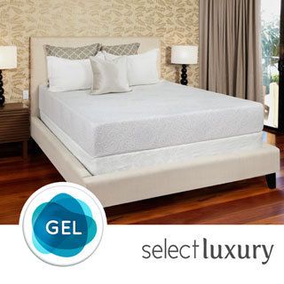 Select Luxury Swirl Gel Memory Foam 8 inch King size Medium Firm Mattress