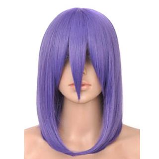 Capless Top Grade Quality Synthetic Purple Party Wig