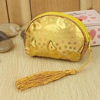 Gold Chinese Style Favor Pouch (Set of 12)
