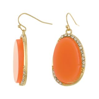 KJL by KENNETH JAY LANE Simulated Coral & Crystal Drop Earrings, Womens