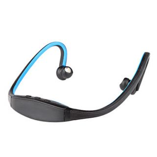 Neckband Stereo Wireless Bluetooth Headset Headphone for Mobile Phone(blue)