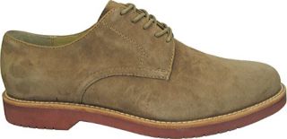 Mens Bass Buckingham   Taupe Kid Suede Lace Up Shoes