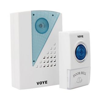 Long Distance Remote Control Wireless Doorbell with LED 38 Melodies