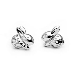 Fashion 925 Sterling Silver With Platinum Plating Earrings