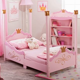KidKraft Princess Toddler Bed   Pink   76121