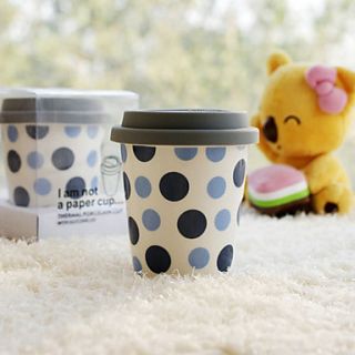 Ceramic Polka Dot Cup And Lid Favor (More Colors)