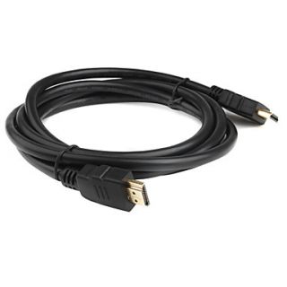 V1.3 Premium HDMI Gold Plated Cable 1080P for Xbox 360/PS3/HDTV/Projector (6ft, 1.8M)