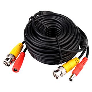 CCTV Cable, Video Power Cable, RG59 Coaxial Cable, Length 10m